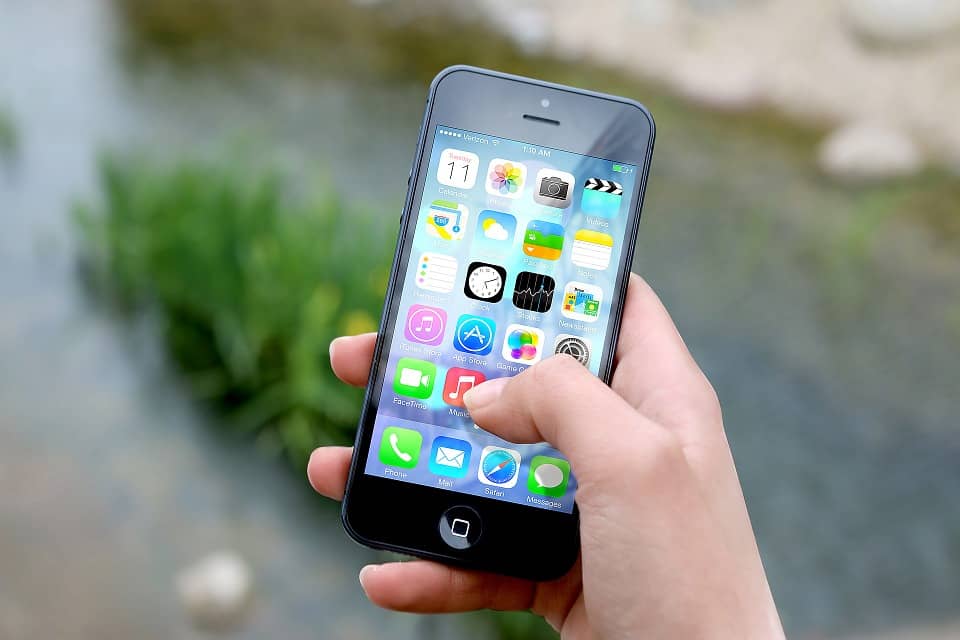 using an iPhone